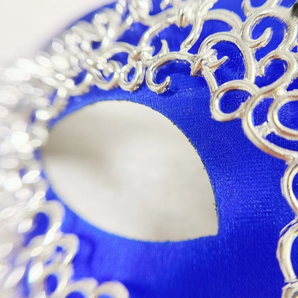 Silver blue mask, Masquerade mask, Cosplay mask, Masquerade ball mask, Prom mask